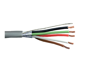5 Core 16 AWG Shielded Multi Conductor Cable
